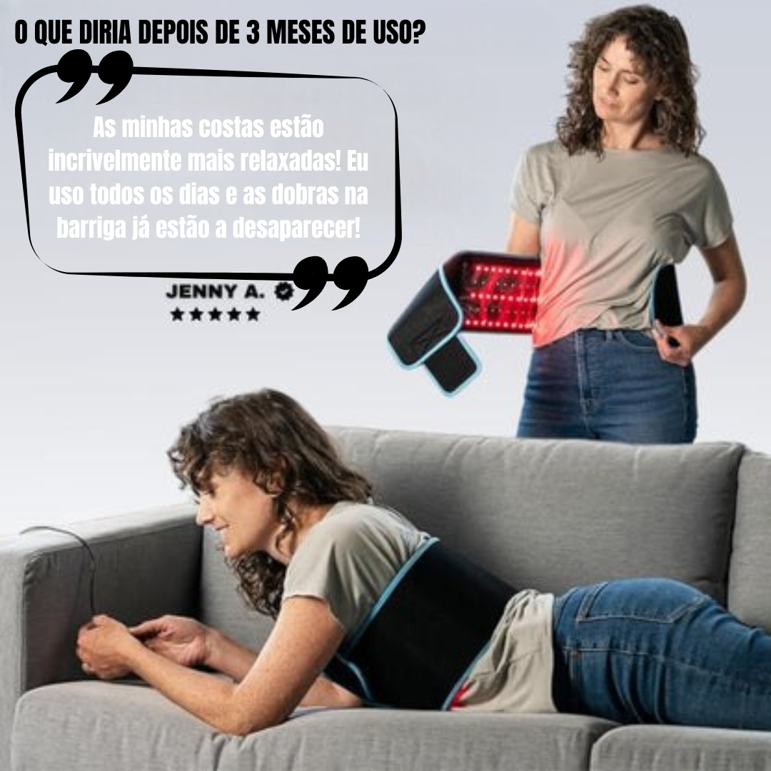 Cinto de Fototerapia Vermelha e Infravermelha Luminora AuraFLEX