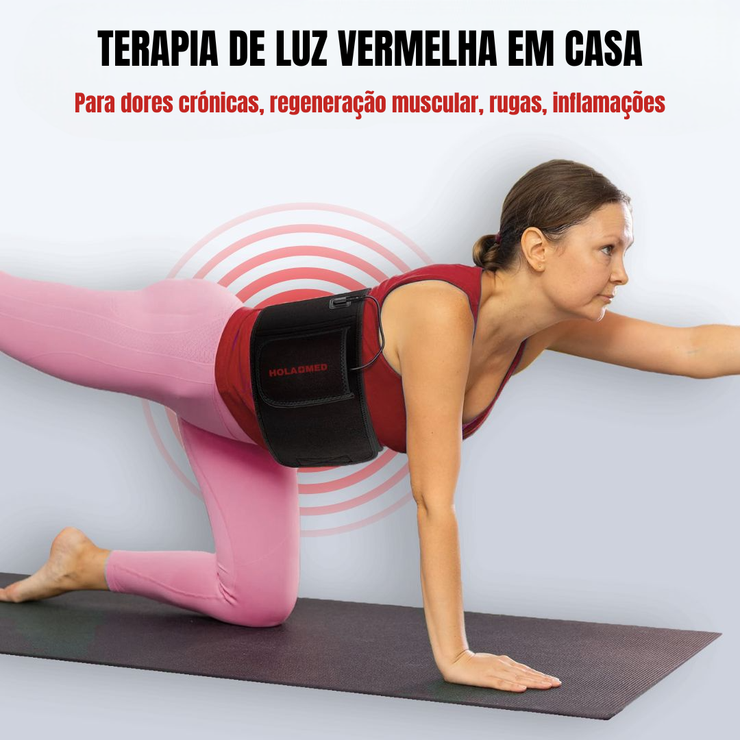 Cinto de Fototerapia Vermelha e Infravermelha Luminora AuraFLEX
